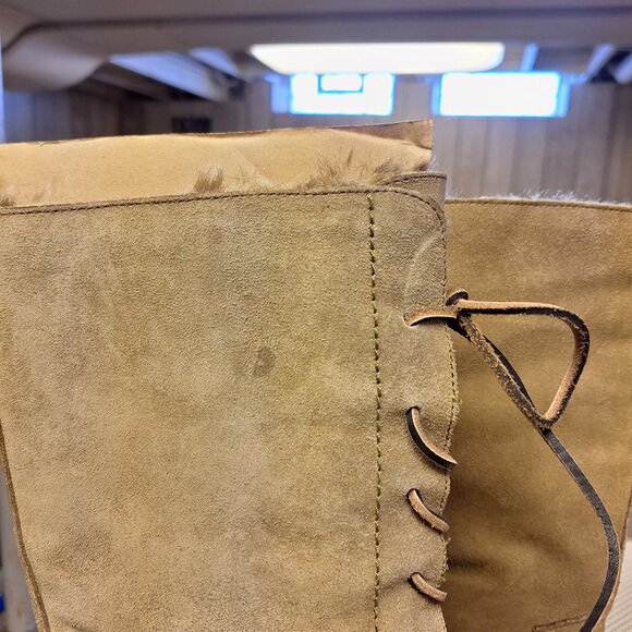 Sam Edelman Mateo Suede Faux Fur Lined Snowboots - Size 7 - Picture 5 of 6